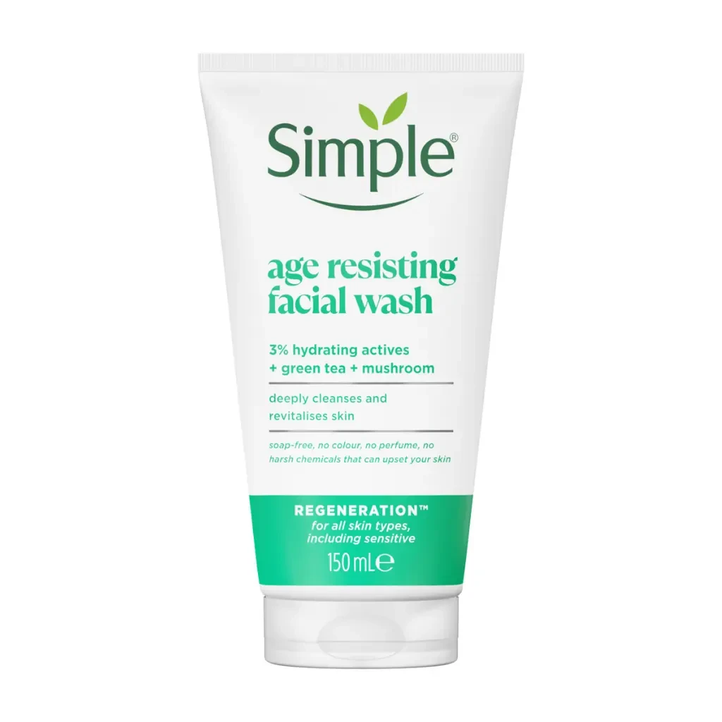Simple Regeneration Age Resisting Facial Wash 150ml (New Packaging)