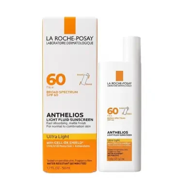 La Roche-Posay Anthelios Ultra Light Fluid Facial Sunscreen SPF 60 50ml