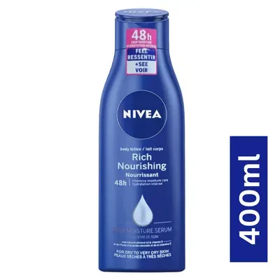 NIVEA Rich Nourishing Deep Moisture Serum Body Lotion 400ml