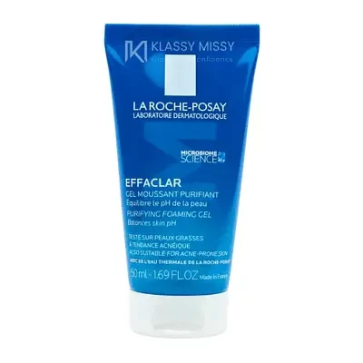 La Roche-Posay Effaclar Gel Facial Wash For Oily And Acne Prone Skin 50ml