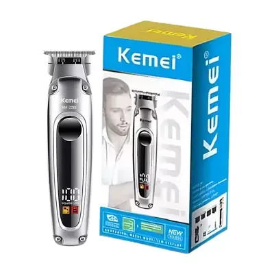 Kemei KM - 2261 Rechargeable LCD Screen Professional Hair Trimmer for Men