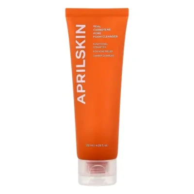Aprilskin Real Carrotene Acne Foam Cleanser 120ml