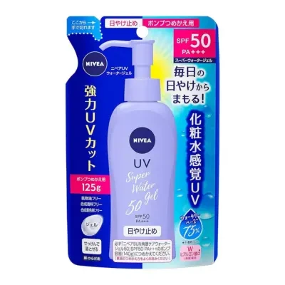 Nivea UV Super Water Gel SPF50 PA+++ 125g Refill