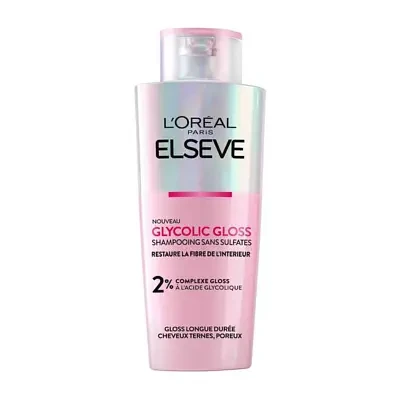 L'oreal Elvive Glycolic Gloss Sulphate Free Shampoo for Dull & Porous Hair 200ml