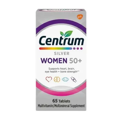 Centrum Silver Women 50+ Multivitamins supplement 65tbs