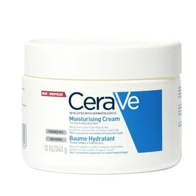 CeraVe Moisturizing Cream For Dry To Very Dry Skin 340g