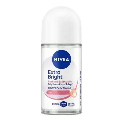 Nivea Extra Bright Radiant & Smooth Roll-On Deodorant 50ml