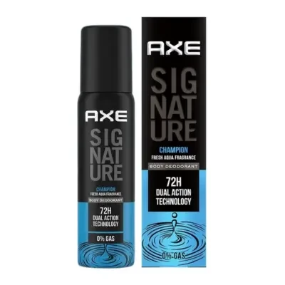 Axe Signature Champion Fresh Aqua Fragrance No Gas Body Deodorant 122ml