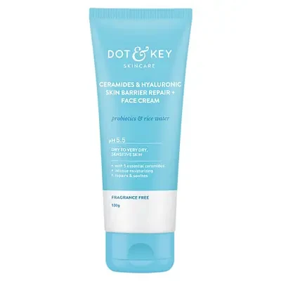 Dot & Key Barrier Repair Face Moisturizer with Ceramides & Hyaluronic Acid 100g