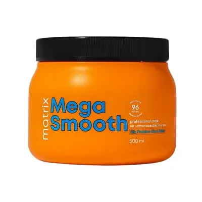 Matrix Mega Smooth Professional Hair Mask for Unmanageable, Frizzy Hair 500ml