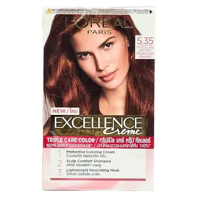 L'Oréal Excellence Crème Permanent Hair Color 5.35 Chocolate Brown