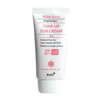 Nella White Snow Brightening Fermented Tone Up Sun Cream SPF50 PA+++ 50g