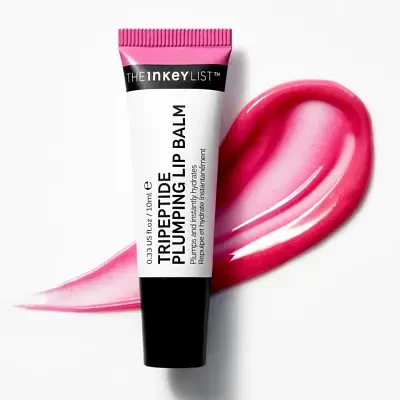 The Inkey List Tripeptide Plumping Pink Lip Balm 10ml