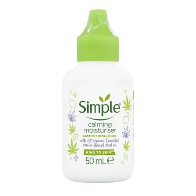Simple Calming Moisturiser with hemp seed oil 50ml