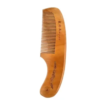 Aishangmei Wooden Hair Comb With Short Handle