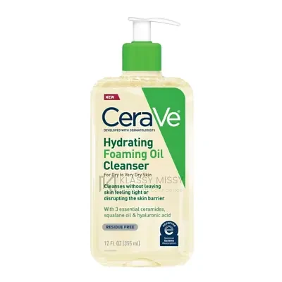 CeraVe Hydrating Foaming Oil Cleanser for Dry Skin  355ml