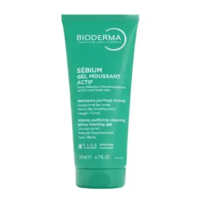 Bioderma Sebium Gel Moussant Actif 200ml