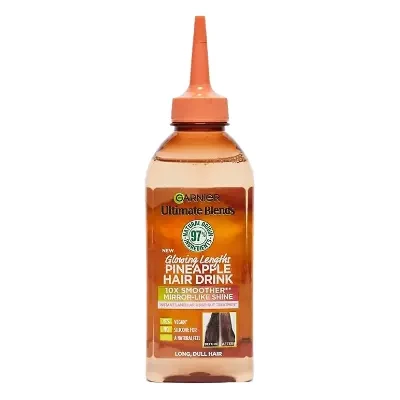 Garnier Ultimate Blends Glowing Lengths Pineapple Hair Drink Liquid Conditioner for Long Dull Hair 200ml