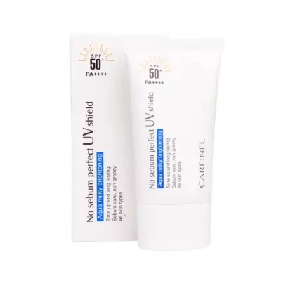 CARE:NEL No Sebum Perfect UV Shield SPF50+ PA++++ 50ml