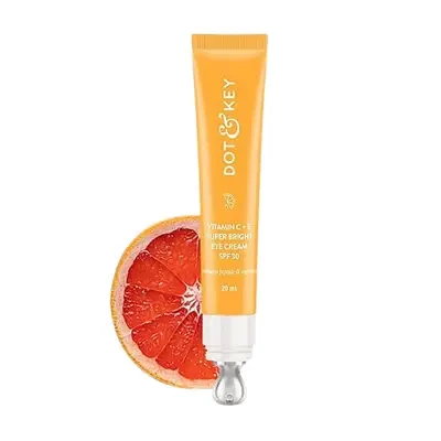 Dot & Key Vitamin C + E Super Bright Eye Cream with SPF 30, 20ml