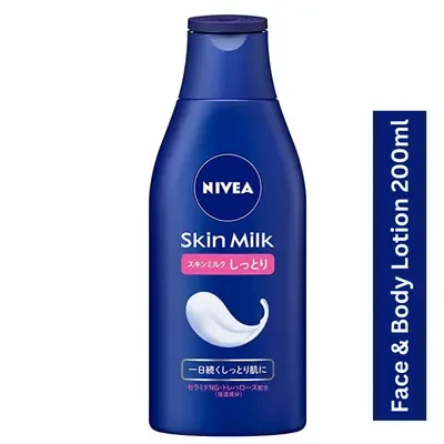 Nivea Skin Milk Moisturizing Lotion For Face & Body 200ml