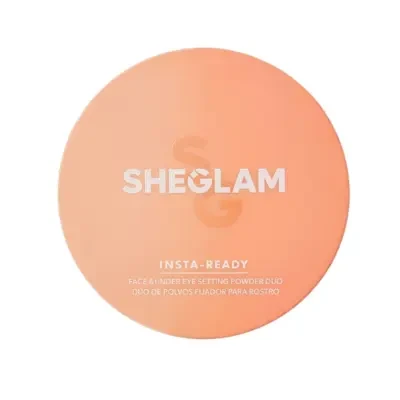 SHEGLAM Insta-Ready Face & Under Eye Setting Powder Duo-Natural Linen 7g