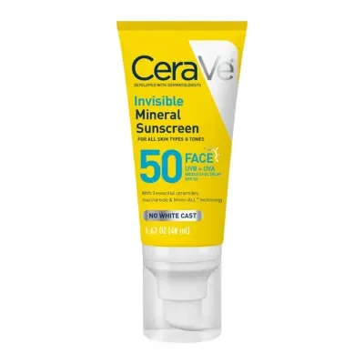 CeraVe Invisible Mineral Sunscreen SPF 50 48ml