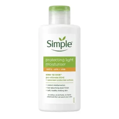 Simple Kind to Skin Protecting Light Moisturiser With SPF15 125ml NEW