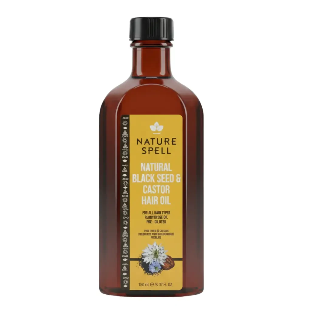 Nature Spell Natural Black Seed & Castor Hair Oil 150ml
