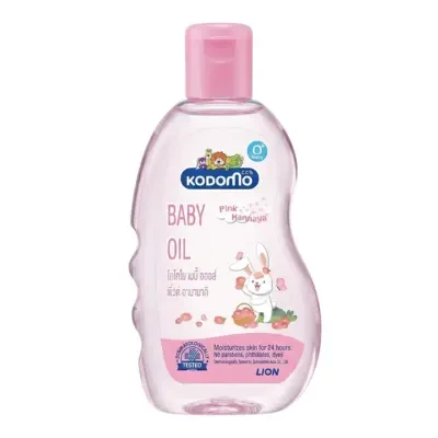 Kodomo Baby Oil Pink Hanabaki 200ml