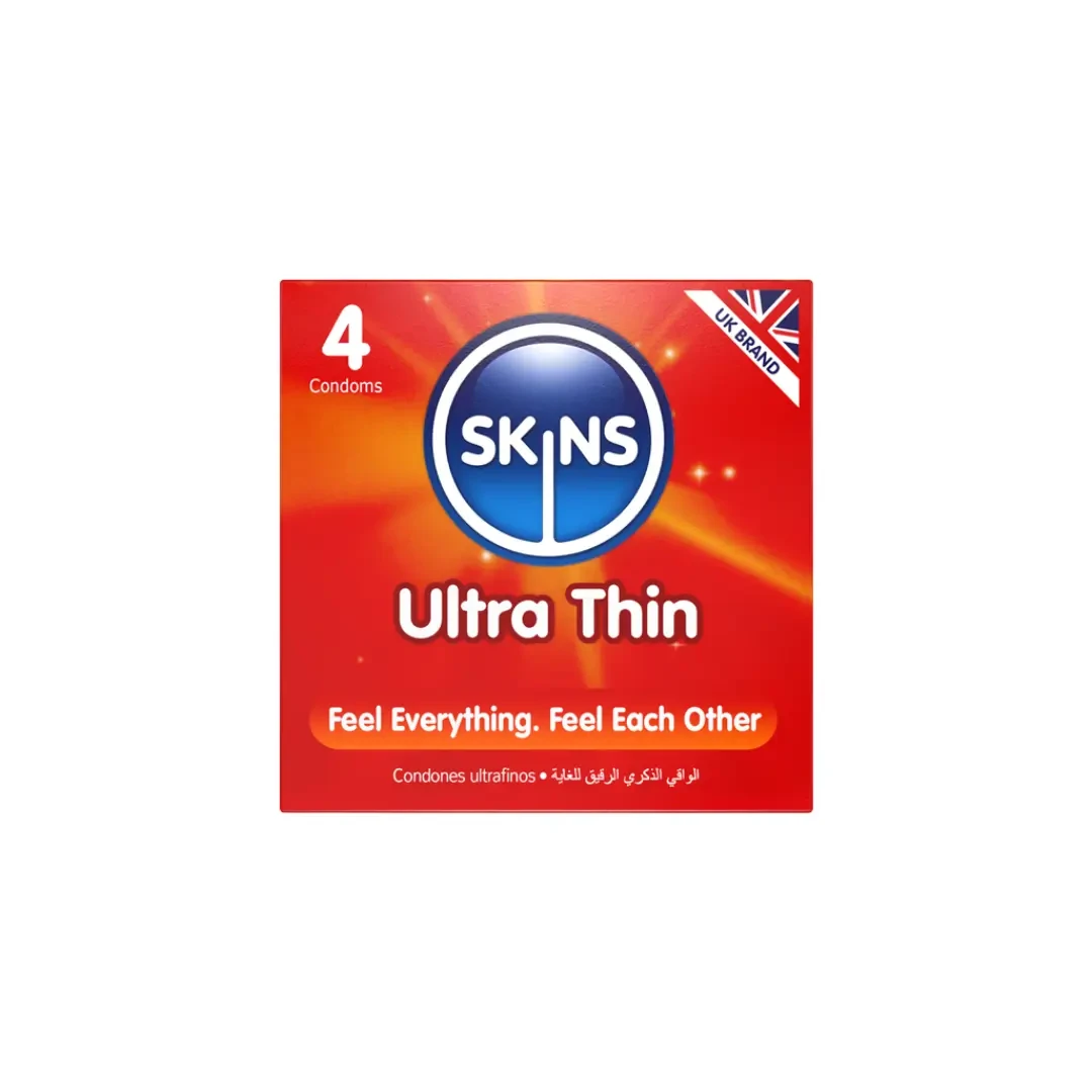 SKINS Ultra Thin Premium Condoms 4 Piece