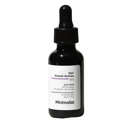 Minimalist Hair Growth Actives 18% Hair Serum 30ml