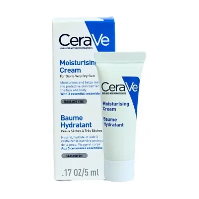 CeraVe Moisturizing Mini Cream for Dry To Very Dry Skin 5ml