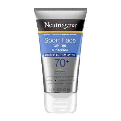 Neutrogena Sport Face Oil Free Lotion Sunscreen Broad Spectrum SPF 70+ 73ml
