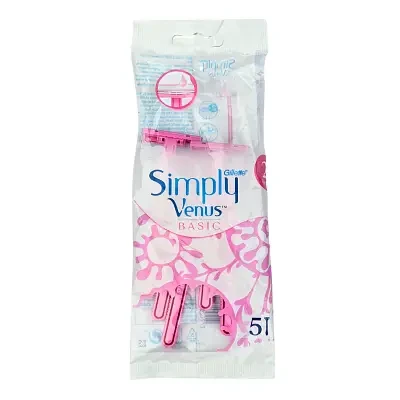 Gillette Simply Venus 2 Basic Women’s Razors Blade  5 Count