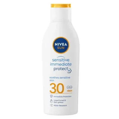 NIVEA Sensitive Immediate Protect Sun Lotion SPF 30 For Sensitive Skin 200ml