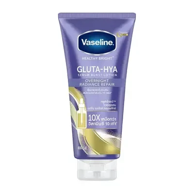 Vaseline Gluta Hya Serum Burst Lotion Overnight Radiance Repair 300ml