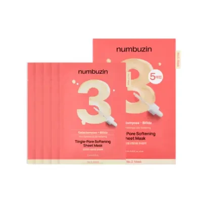 Numbuzin No.3 Tingle-Pore Softening Sheet Mask 1pcs