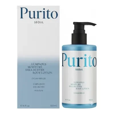 PURITO Luminous Moisture Shea Butter Body Lotion 300ml - Ocean Breeze
