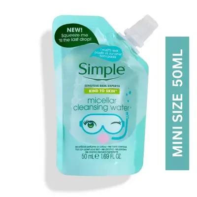 Simple Kind to Skin Mini Pouch Micellar Cleansing Water 50ml