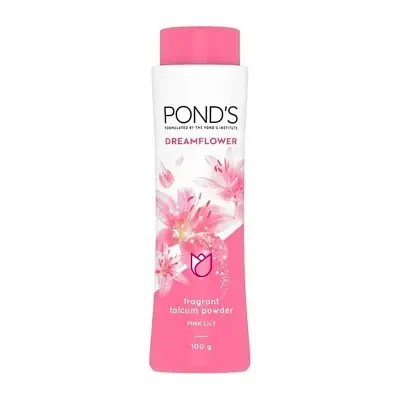 Pond's Dreamflower Fragrant Talcum Powder Pink Lily 100g