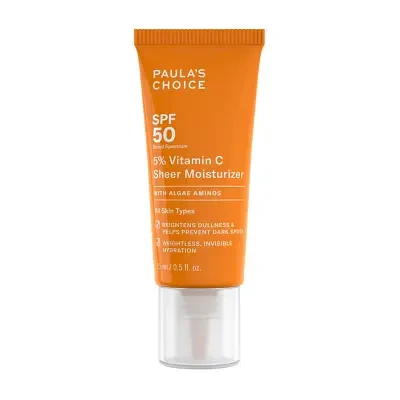 Paula's Choice 5% Vitamin C Sheer Moisturizer SPF 50 With Algae Aminos 15ml