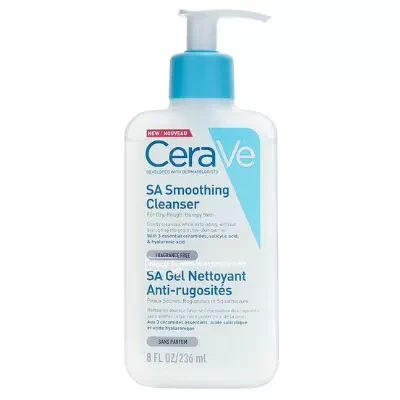 Cerave SA Smoothing Cleanser For Dry Rough Bumpy Skin 236ml