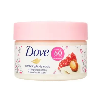 Dove Exfoliating Pomegranate Seeds & Shea Butter Scent Body Scrub 225ml