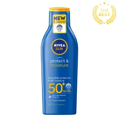 NIVEA Sun Protect & Moisture Suncream Lotion SPF 50+  200ml
