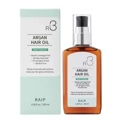 RAIP R3 Argan Hair Oil 100ml - Baby Powder