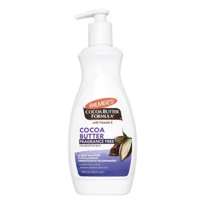 Palmer's Cocoa Butter Formula with Vitamin E Fragrance-Free Body Lotion for Sensitive Skin 400ml