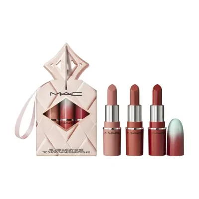 MAC Wildest Gleams Mini Lustreglass Lip Trio Set