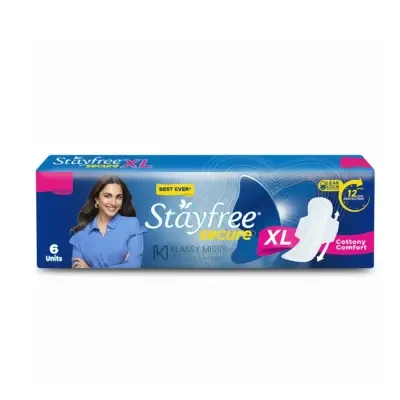 Stayfree Secure Cottony Comfort XL 6 Units