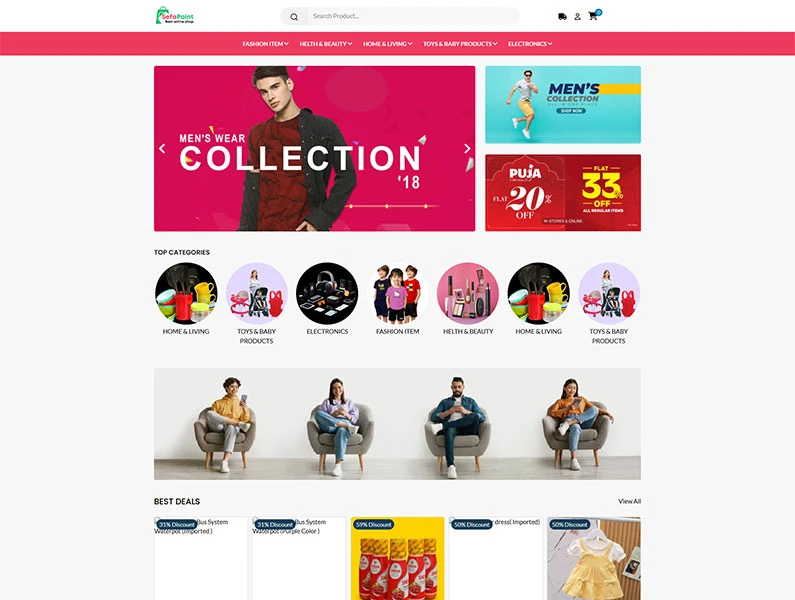 Sefapoint Ecommerce Website with Laravel